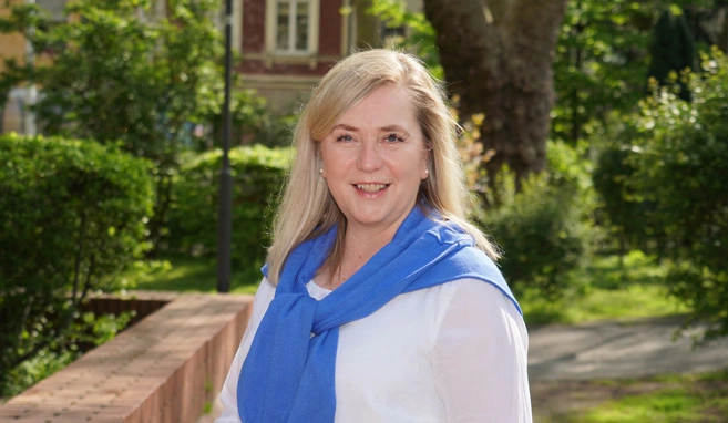 Porträtbild von Susanne Stupp, Bürgermeisterin der Stadt Frechen