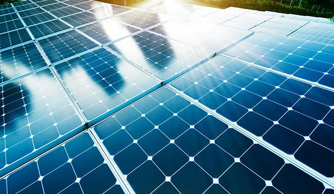 Foto von Solarpanelen